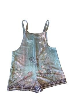 Women's Unbranded Romper Size L Blue Floral